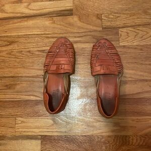 Brown Huarache Sandals